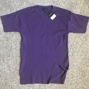 NWT topshop oversize ribbed top - size US 2